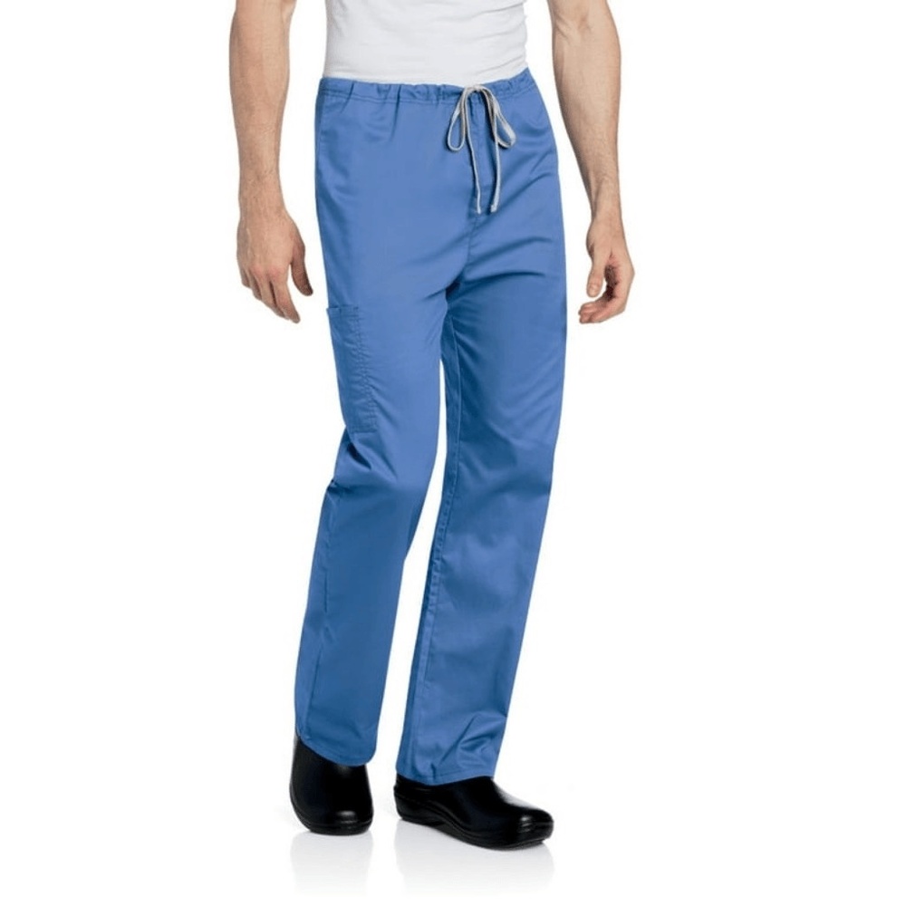 Landau All Day Unisex‎ Scrub Pants Scrubs XL Ciel Blue